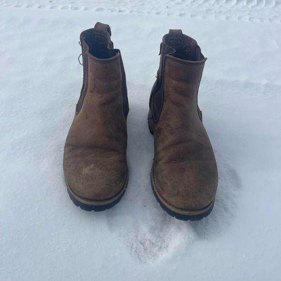 Rustic Brown Men's Boots - Picture 6 of 7